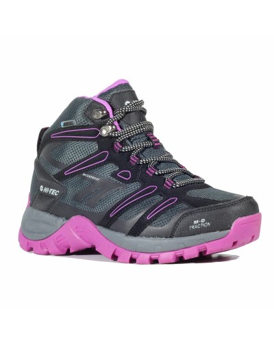 Hiking Boots Hi-Tec Muflon Mid Wp Mujer Black