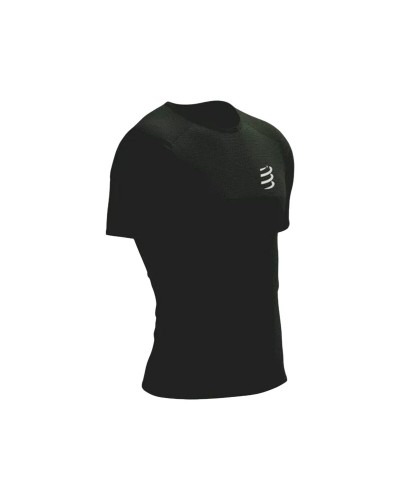 Heren-T-Shirt met Korte Mouwen Compressport Performance Zwart