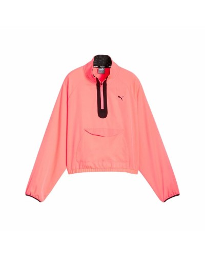 Puma Hypernatural Damen Fleece Woven 1/2 Zip - Sport & Casual
