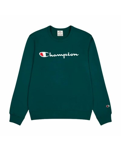 Champion Sweat-shirt Homme Sans Capuche Coton Sport Décontracté Noir
