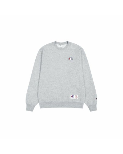 Champion Sudadera de Hombre Cuello Redondo Gris Claro - Sport & Casual
