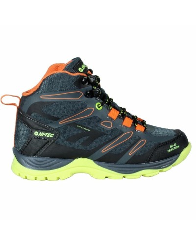 Hi-Tec Toubkal Mid Waterproof: Bergstiefel Schwarz/Grau - Wasserdicht
