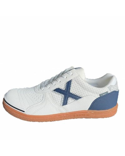 Munich G-3 Blanc : Chaussures de Foot en Salle Adultes - Performance Optimale

