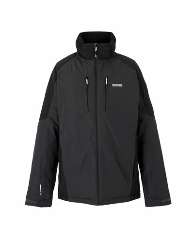 Regatta Wintrcalderdale II: Chaqueta Deportiva Hombre Negra - Impermeable & Transpirable

