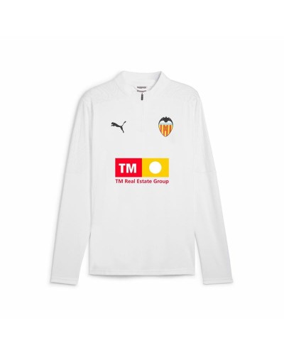 Aikuisten verkkatakki Puma Valencia C.F. Valkoinen