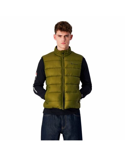 Champion Vest Verde Uomo - Gilet Sportivo Imbottito Leggero

