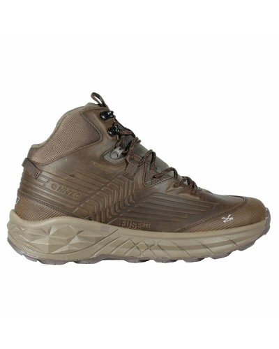 Hi-Tec Geo Fuse Trek Mid: Waterproof Brown Mountain Boots
