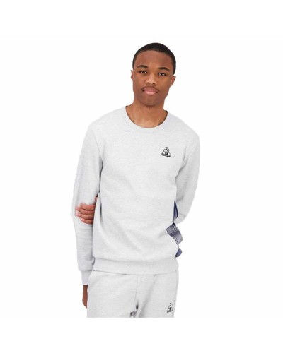 Herensweater zonder Capuchon Le coq sportif Heritage N°1 Grijs