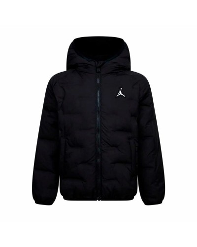 Giacca Jordan Jdn Welded Nero Bambino - Antivento Impermeabile

