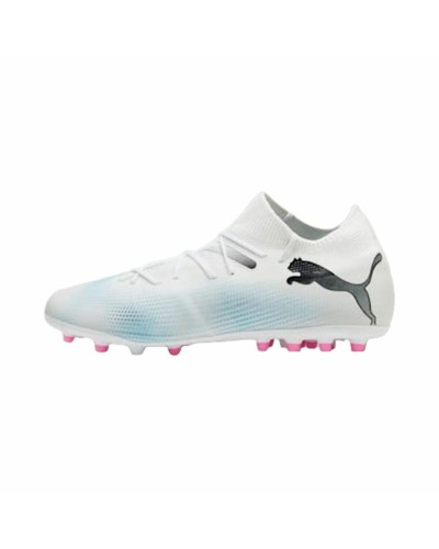Puma Future 7 Match MG: Fußballschuhe Erwachsene Weiß/Schwarz - Gemischte Böden
