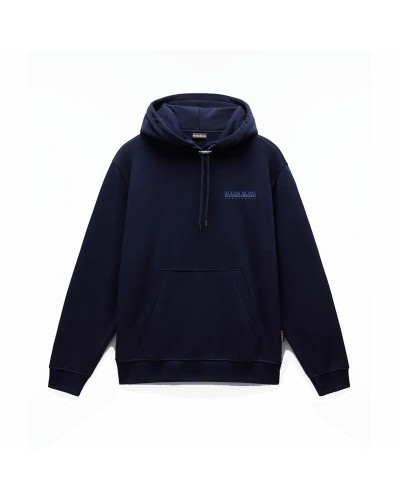 Napapijri Sweat-shirt Homme B-Albula H Capuche Coton Bleu Marine
