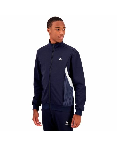 Le Coq Sportif Sweat Zippé Homme Heritage Bleu Marine - Décontracté & Sportif
