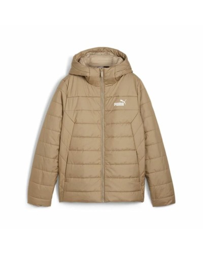 Sportjacka, Dam Puma Ess Hooded Padded Jacket Beige