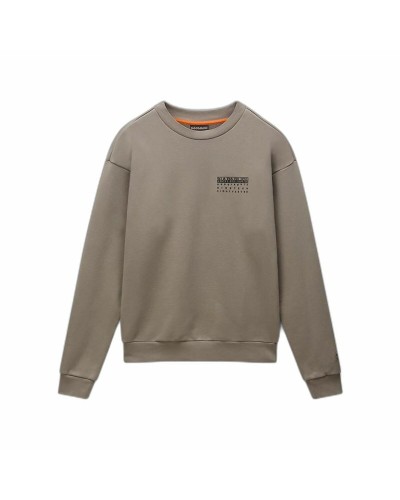 Napapijri B-Premium C Sweat-shirt Homme Beige Brindle - Sans Capuche
