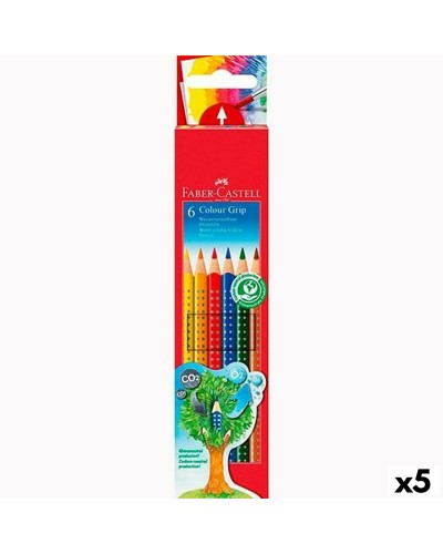 Faber-Castell Matite Acquerellabili (5 Colori) per Disegno e Pittura Artistica