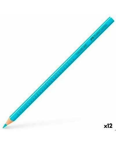 Faber-Castell Colour Grip Matite Colorate Turchese, Confezione da 12