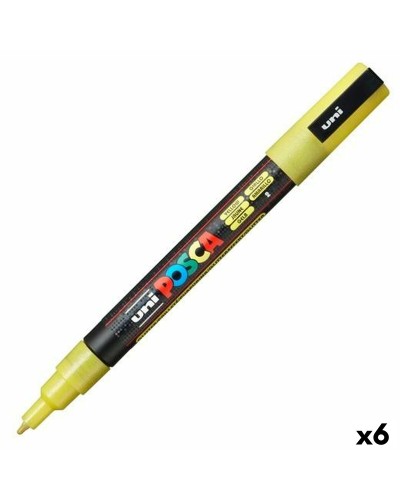 Markeerstift POSCA PC-3ML Geel (6 Stuks)