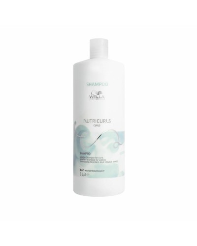 Wella Nutricurls Champú Profesional 1 Litro - Rizos Definidos y Nutridos
