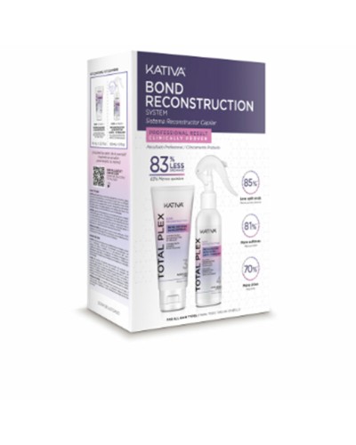 Kativa Total Plex Kit Capelli: Ricostruzione Profonda, Set 2 Pezzi

