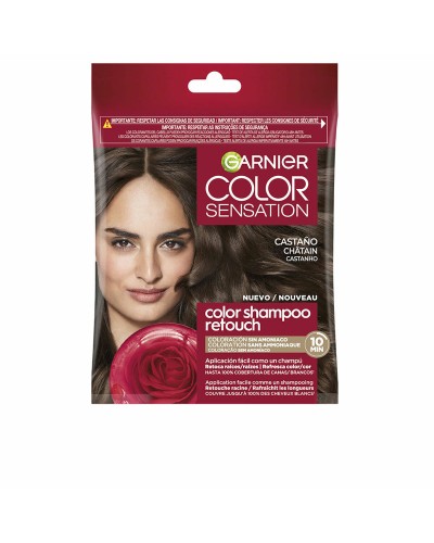 Garnier Color Sensation Shampooing Colorant Châtain 4.0 Semi-Permanent
