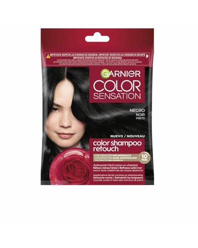 Garnier Color Sensation Champú Colorante Negro 1.0 - Semipermanente
