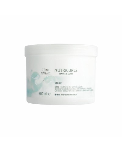 Wella Nutricurls Maske für lockiges/gewelltes Haar - 500ml - Tiefenwirksame Feuchtigkeitspflege
