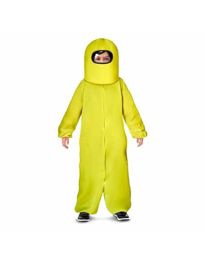 Kids Among Us Impostor Yellow Costume - Cosplay Dress Up
