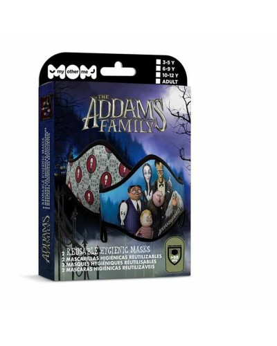 My Other Me Masque Famille Addams Premium - Protection Hygiénique Halloween
