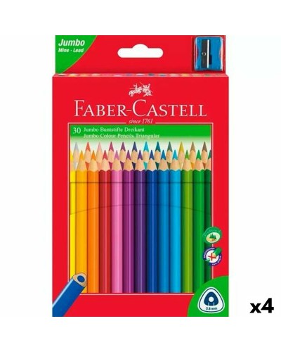 Färgpennor Faber-Castell Multicolour 4 Delar