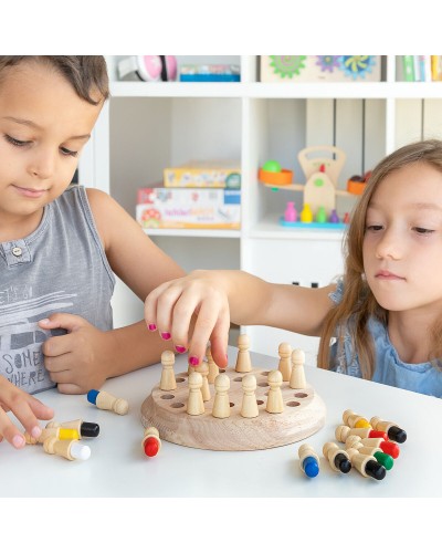 Puinen muistishakki Taeda InnovaGoods 26 Kappaletta