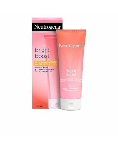 Neutrogena Bright Boost Fluido Hidratante SPF30 - 50ml Antiedad Iluminador
