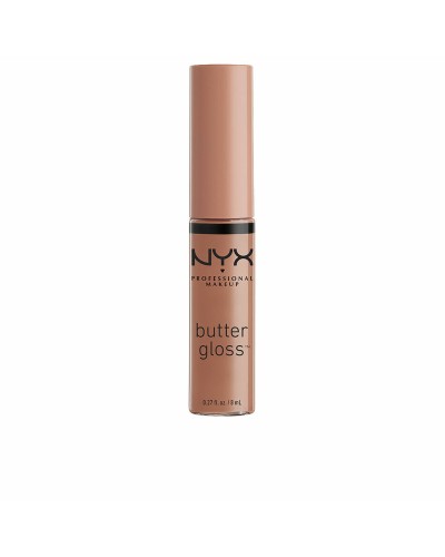 NYX Butter Gloss Madeleine 8ml - Brillo de Labios Hidratante Efecto Glossy
