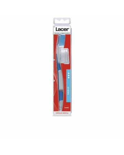 Lacer Brosse à Dents Medium - Hygiène Bucco-Dentaire Quotidienne - Poils Moyens
