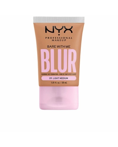Vloeibare Foundation NYX Bare With Me Blur Nº 09-light medium 30 ml