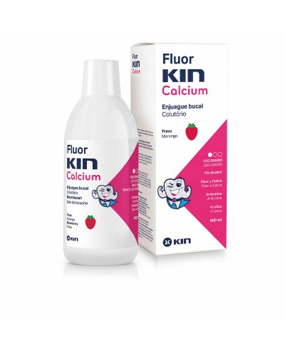FLUORKIN CALCIUM Kit Hygiène Bucco-Dentaire Enfants - Dentifrice & Brosse à Dents de Voyage
