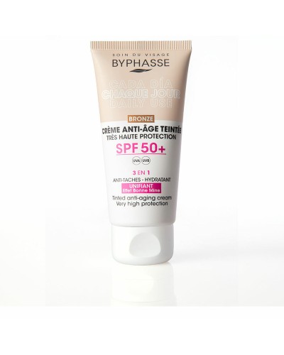 Dagcrème Byphasse CREMA FACIAL Spf 50 50 ml