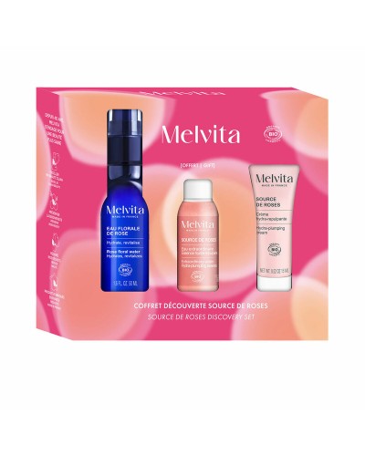 Melvita EAU DE FLEURS Set Cosméticos Unisex: 3 Piezas Bio Hidratantes Rostro Cuerpo
