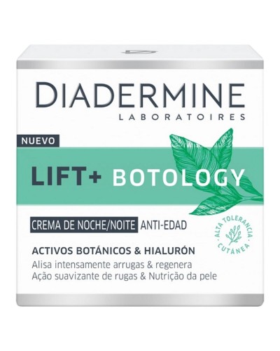 Diadermine Lift+ Botology Crema de Noche Antiarrugas - 50ml - Efecto Lifting Natural
