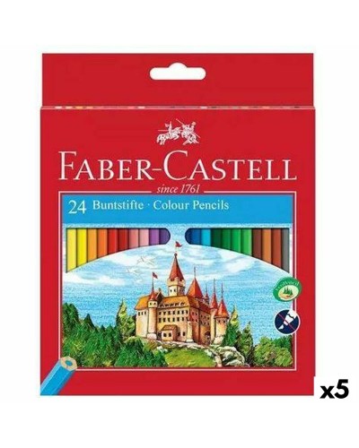 Färgpennor Faber-Castell Multicolour (5 antal)