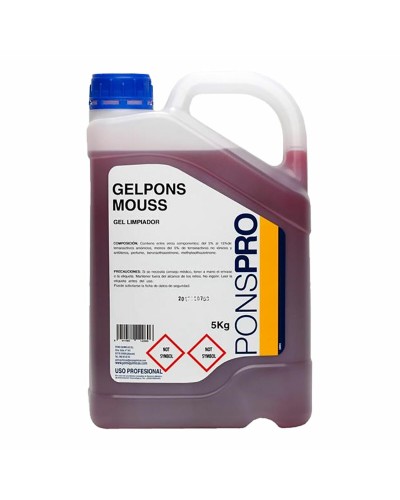 Ponspro Gelpons Mouss Rosa - Sanfte Flüssigseife für die Hände 5 Liter
