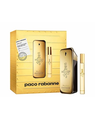 Set mit Herrenparfüm Paco Rabanne 1 Million EDT 2 Stücke