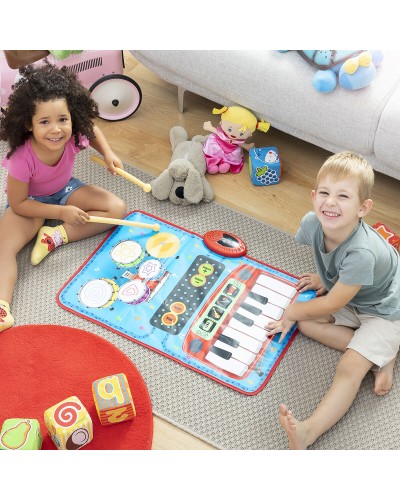 InnovaGoods Tappeto Musicale 2in1 Beats'n'Tunes - Gioco Educativo Bambini
