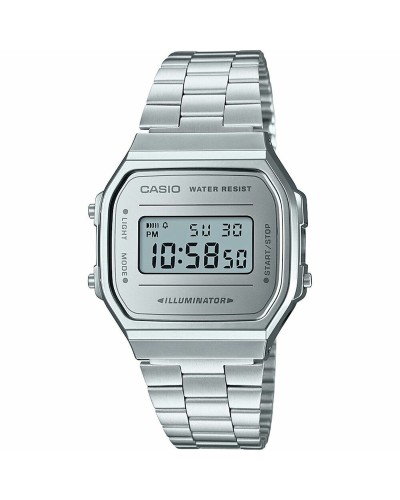 Casio A168WEM-7EF Montre Homme Digitale Vintage Argent
