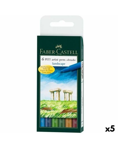 Faber-Castell Pitt Artist Pen Set Landschaft (5 Stk.)
