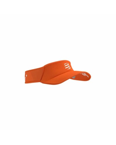 Compressport Visor Ultralight Naranja - Visera Running Transpirable Talla Única
