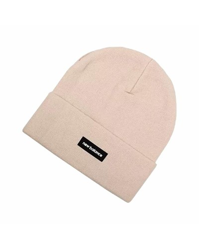 New Balance Linear Knit Hat Warm White - Cuffed, Warm & Comfortable
