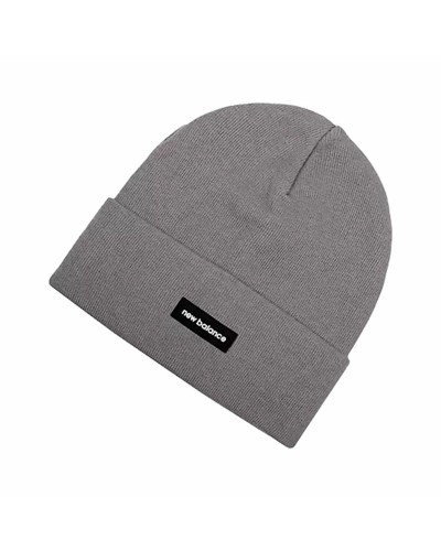 Hatt New Balance Linear Knit Cuffed Ljusgrå