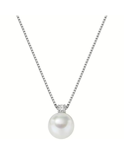 Amen Women's Necklace Silver 925 Tree of Life Zirconia - CLPBBZ10
