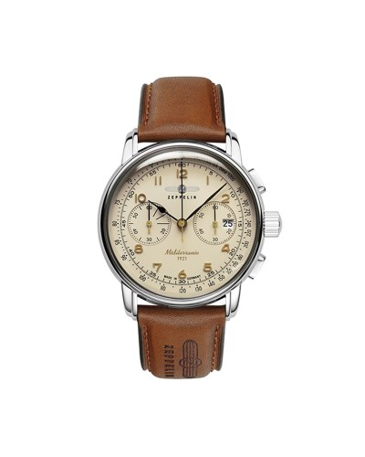 Zeppelin Orologio Uomo 9670-5 Cronografo al Quarzo - Stile Vintage Avventura
