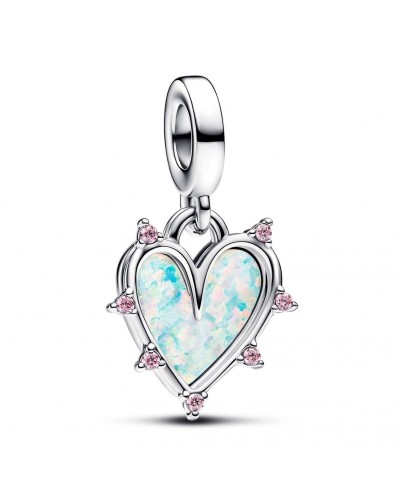 Pandora Charm Pendente Cuore Pavé Scintillante - Per Bracciale e Collana
